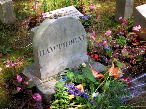 Nathaniel Hawthorne Tombstone in Concord, Massachusetts